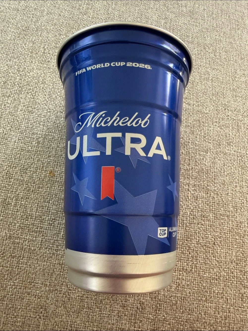 Blue Aluminum Stadium Cup